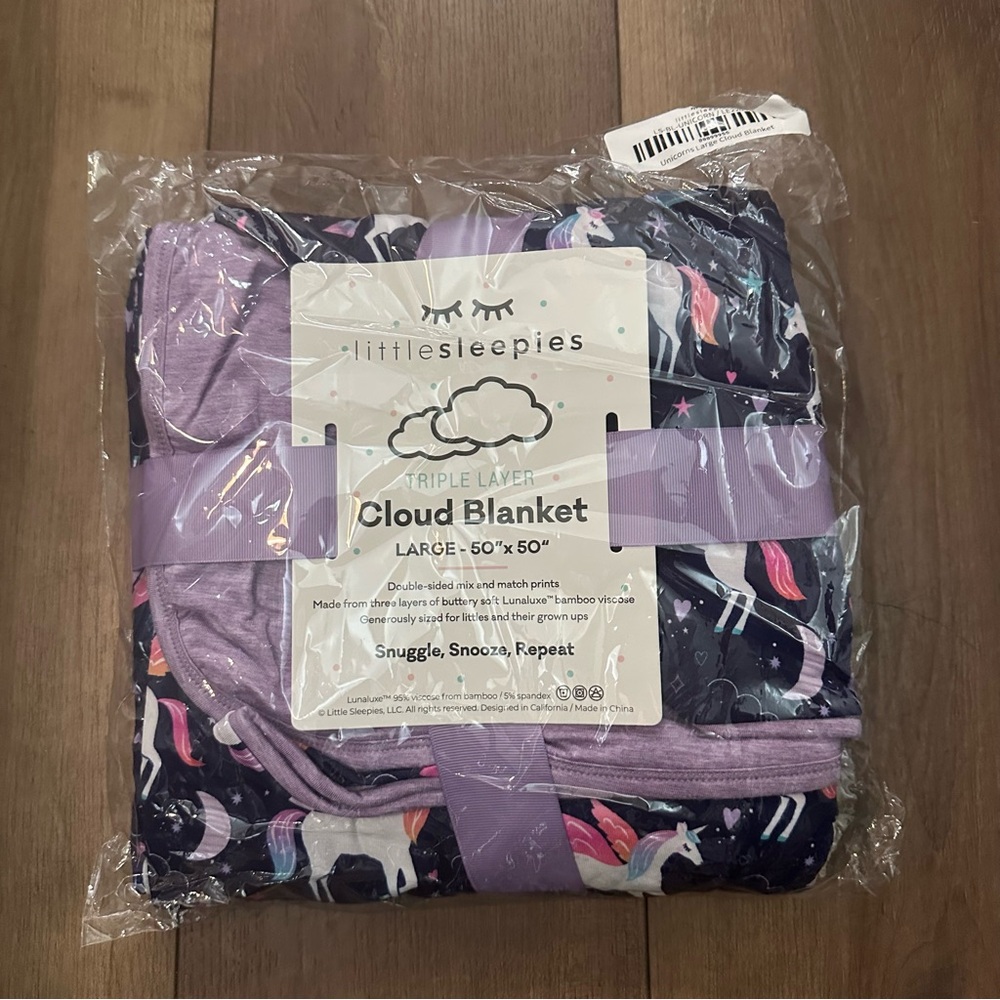 Little Sleepies Unicorn Dream Blanket